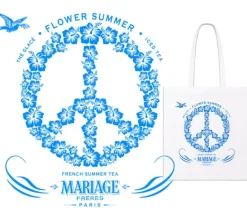 Store MARIAGE FRÈRES TOTE BAG 'FLOWER SUMMER'