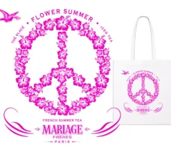 Clearance MARIAGE FRÈRES TOTE BAG 'FLOWER SUMMER'